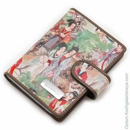 Женская кожаная визитница Sergio Valentini СВ 8138/1-010  фото 5