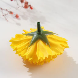 Цена за 49 шт. Мыльные лепестки для ванны «Бутон гвоздики. Жёлтый», подарочный, 6×6×5 см