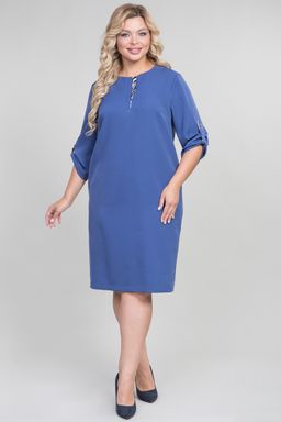 Платье 1267 кобальтовый - Novita фото 2
