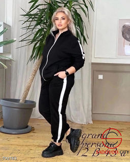 СТИЛЬНЫЙ СПОРТИВНЫЙ КОСТЮМ С ЛАМПАСАМИ - Bruno фото 4