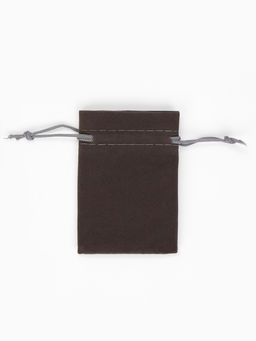 Набор мешочков для украшений подарочных 50 шт. бархатный «Классика», 6×8 см (±1 см), серый