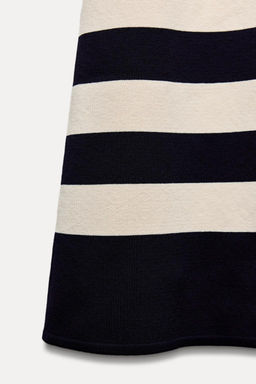 STRIPED KNIT SHORT DRESS - Zara фото 6