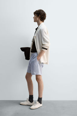 STRIPED BERMUDA SHORTS LIMITED EDITION - Zara фото 5