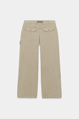 PANTAL?N CARGO LAZADA / Khaki claro - Zara фото 5