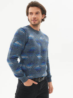 Джемпер 22197 джинс 3 - Стим фото 8