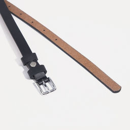 Ремень женский, ширина 1,3 см, винт, пряжка металл, цвет чёрный - Simaland фото 2