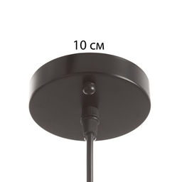 Светильник «Клауд» 1×40 Вт Е27 бронза/черный 19×19×25(125)см