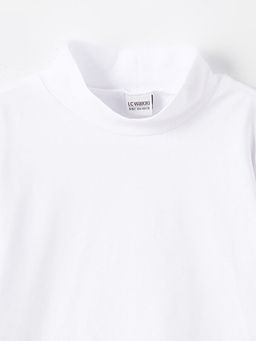 Yar?m Bal?k?? Yaka K?z ?ocuk Ti??rt - Waikiki фото 2