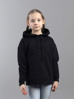 CSJG 64026-22-433 Толстовка для девочки,черный