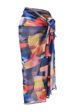 Geometrik Desenli Orme Midi Plaj Pareo TBESS26PR00005