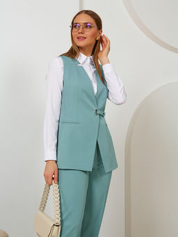 Жилет с ассиметричным оформлением борта - Priz фото 3