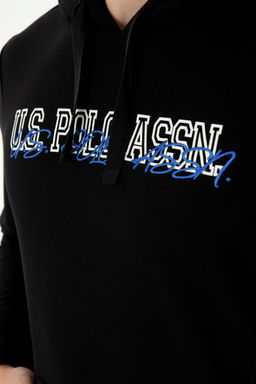 Мужской черный свитшот - U.s. polo assn фото 7