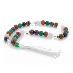 Четки из самоцветов 12мм с хвостиком