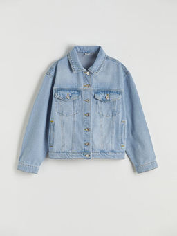 K?z ?ocuk Jean Ceket