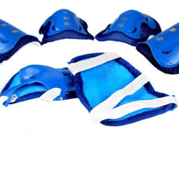 Защита для катания на роликах и велосипеде 6 предметов. 4-15лет / Yan-0021BL /уп 100/ синий - Галеонтрейд фото 6