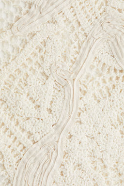 Top sin mangas efecto crochet - H&m фото 3