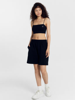 Топ женский черный с печатью черный +печать 112828 - Mark formelle фото 4