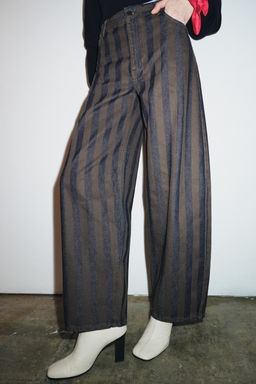 ZW COLLECTION BARREL MID-WAIST JEANS - Zara фото 9