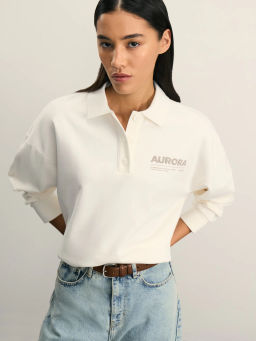 Толстовка поло из хлопка / Zarina