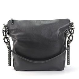 Женская кожаная сумка 1669-А Грей - Cidirro фото 3