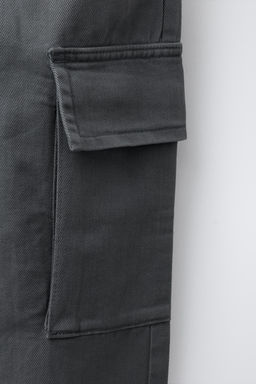 TWILL CARGO TROUSERS - Zara фото 4