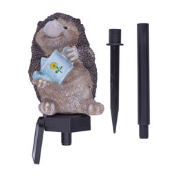 USL-S-836/PM410 HEDGEHOG Садовый светильник на солнечной батарее Ёжик. 1 светодиод. Теплый белый свет. 1*АAА Ni-Mh аккумулятор в/к. IP44. TM Uniel