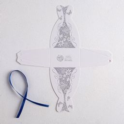 Цена за 5 шт. Бонбоньерка свадебная Платье невесты, 6.6 9.6 см - Дарите счастье фото 6