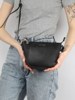 Сумка женская искусственная кожа DJ-CM 6922-BLACK, 1отд, плечевой ремень, черный SALE 259731 - Adelia фото 10