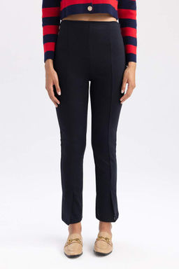 Укороченные брюки с высокой талией - Defacto фото 3