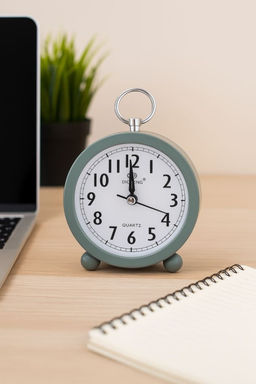 Часы-будильник "Every day", green