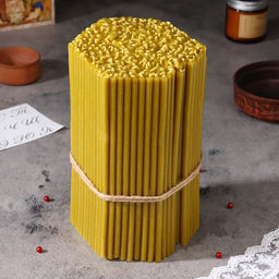 Свечи медовые №60, упаковка 2кг, парафин + медовое масло - Simaland фото 2