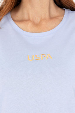 Женская синяя футболка с круглым вырезом Неожиданная скидка в корзине - U.s. polo assn фото 7