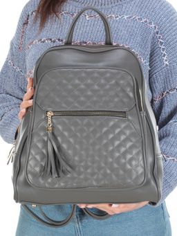 T3540 DK. GREY Сумка-рюкзак (искусственная кожа)