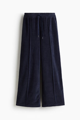 Joggers amplios de velour
