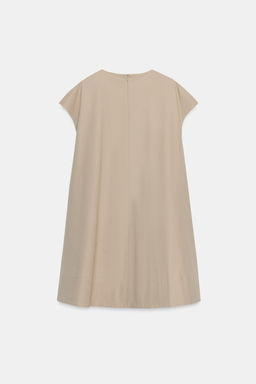 VESTIDO CORTO ZW COLLECTION / Camel claro - Zara фото 5