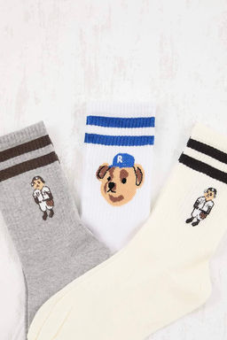 Cok Renkli 3lu Erkek Corap TMNSS26CO00002