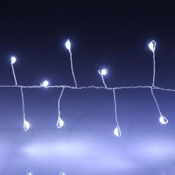Гирлянда для дома 2,0 м 150 ламп LED "Мишура", IP-40, Белый