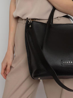 Женская кожаная сумка Richet 2910LN 376 Черный