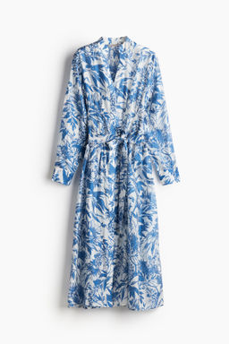 Vestido camisero con cintur?n de anudar