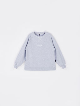 Свитшот облегченный Серый меланж 7+