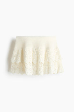 Falda escalonada efecto crochet - H&m фото 2
