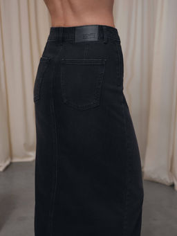 CONTE CON-815 Юбка джинсовая женская washed black - Conte elegant фото 6