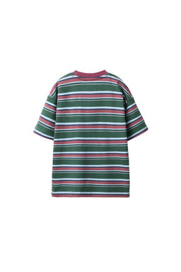 CAMISETA ESTAMPADA RAYAS / Verde - Zara фото 8