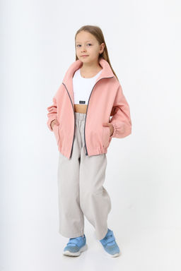 Брюки багги деним, нюд - Inzibe фото 9