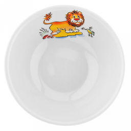 Салатник фарфоровый "Зоопарк" 220мл, д21,9см h4,3см, круглый (Россия)