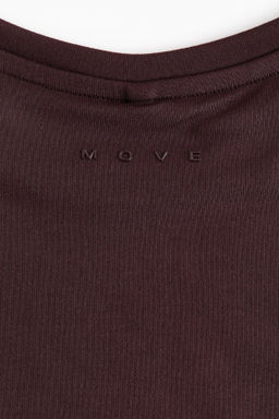 Camiseta de deporte boxy sin mangas con DryMove - H&m фото 6