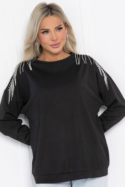 Свитшот Луана (черный) Б12737-5М - Lt collection фото 5