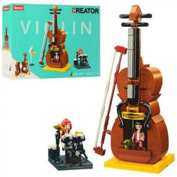Конструктор SLUBAN 308 дет., 2 фигурки "CREATOR. Скрипка" (М38-В0817) в коробке