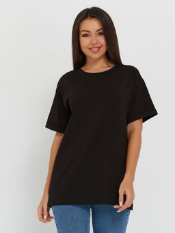 K10172 Футболка OVER SIZE ЧЕРНЫЙ