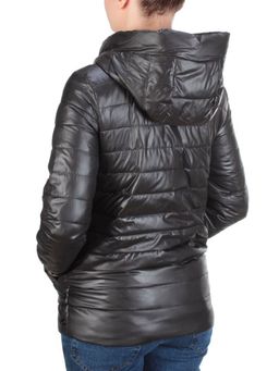 D001 BLACK Куртка демисезонная женская AIKESDFRS (100 % полиэстер)